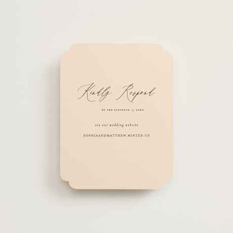 RSVP Online Enclosure Cards