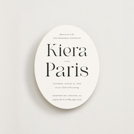 Rehearsal Dinner Cards