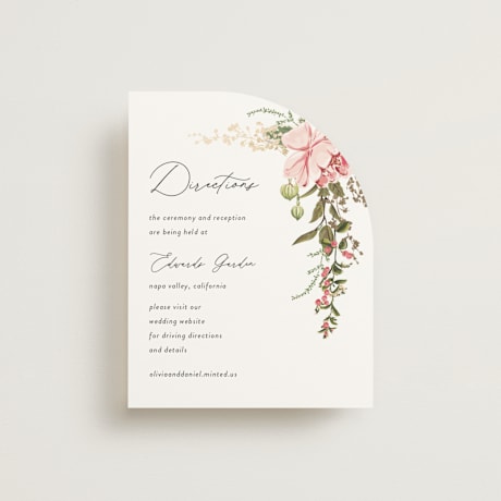 Foil-Pressed Direction Cards