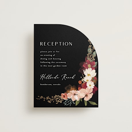 Foil-Pressed Reception Cards