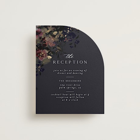 Foil-Pressed Reception Cards