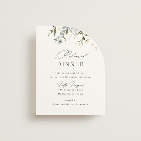Rehearsal Dinner Cards