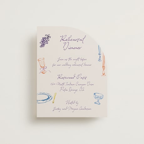 Rehearsal Dinner Cards
