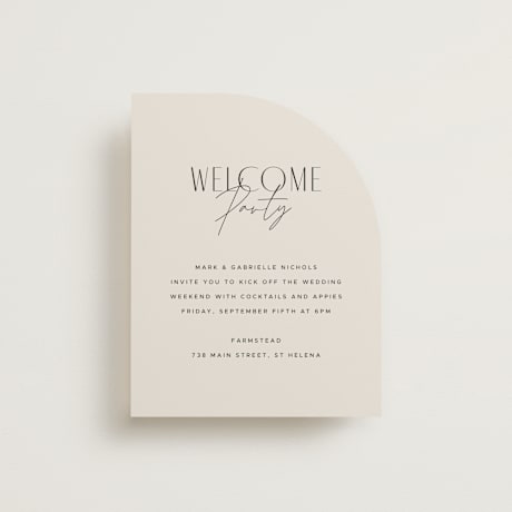 Rehearsal Dinner Cards