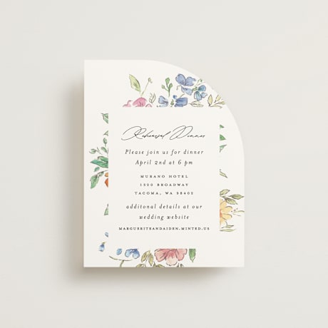 Rehearsal Dinner Cards