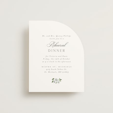Rehearsal Dinner Cards