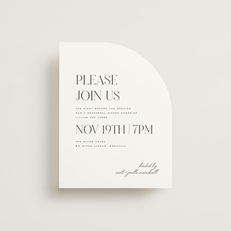 Rehearsal Dinner Cards