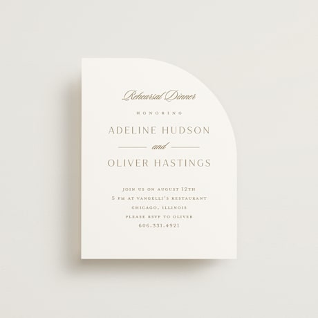 Rehearsal Dinner Cards