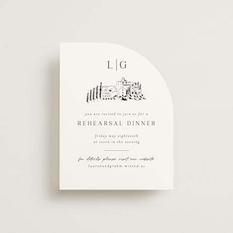 Rehearsal Dinner Cards