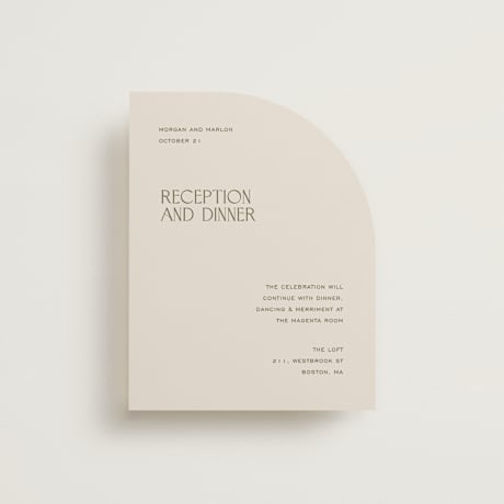 Reception Cards