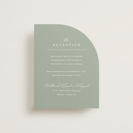 Reception Cards