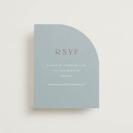 Foil-Pressed RSVP Online Enclosure Cards