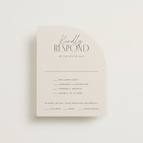 Multi-Event RSVP Cards