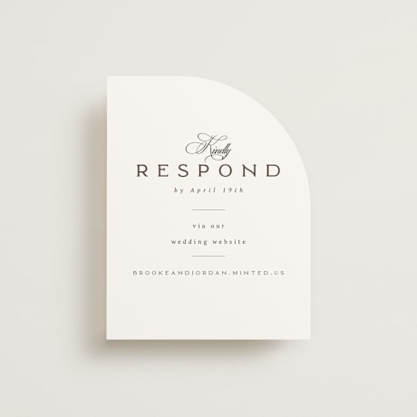 RSVP Online Enclosure Cards