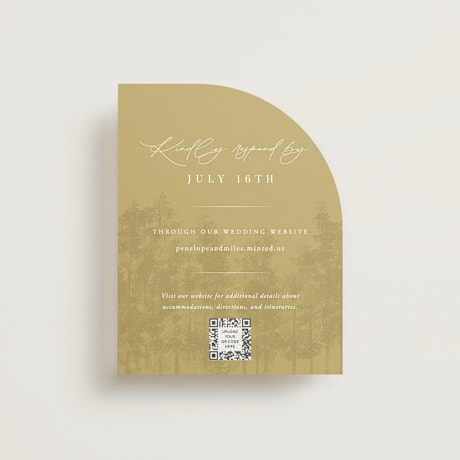 RSVP Online Enclosure Cards