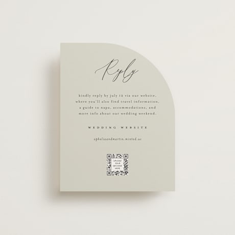 RSVP Online Enclosure Cards