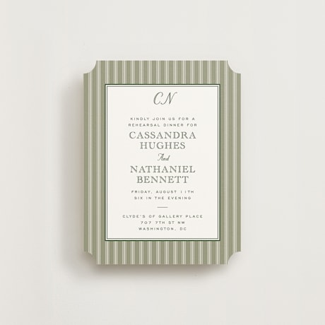 Rehearsal Dinner Cards