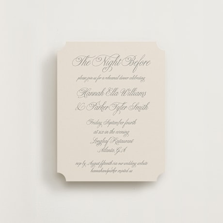 Rehearsal Dinner Cards