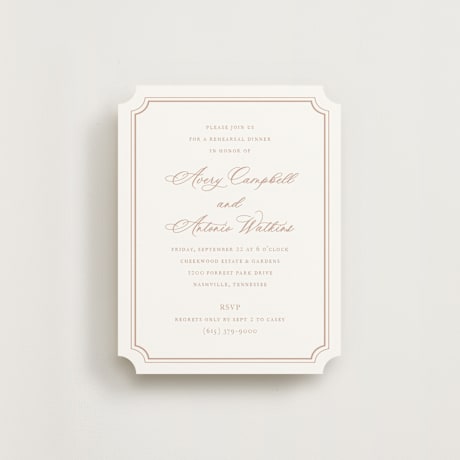 Rehearsal Dinner Cards