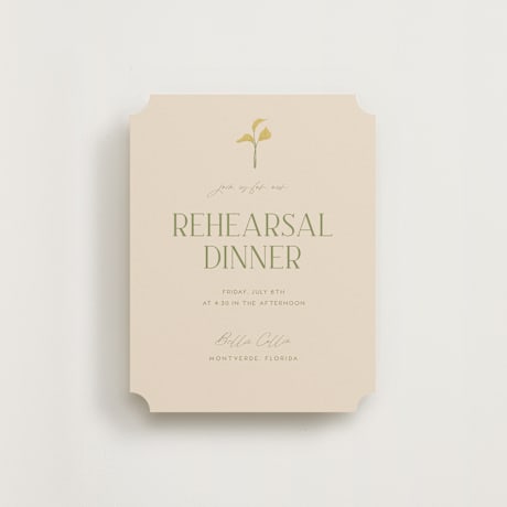 Rehearsal Dinner Cards
