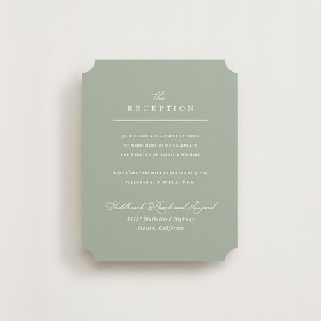 Reception Cards