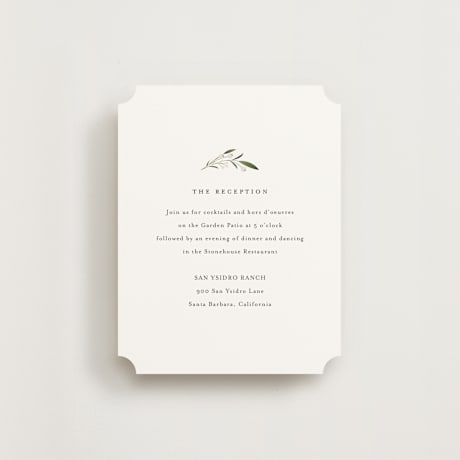 Reception Cards