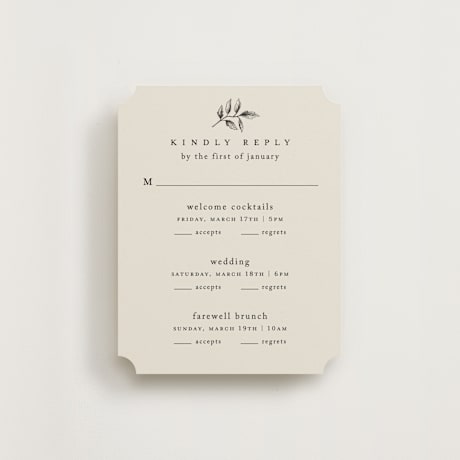 Multi-Event RSVP Cards