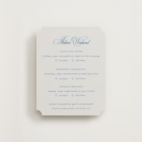 Multi-Event RSVP Cards