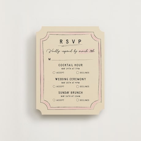 Multi-Event RSVP Cards