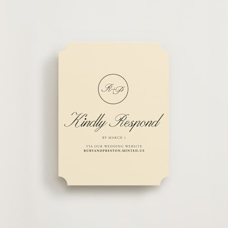 RSVP Online Enclosure Cards