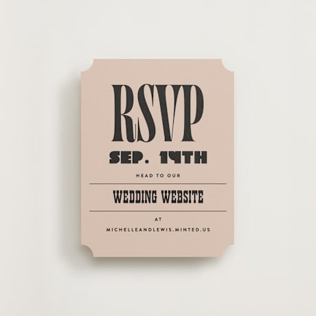RSVP Online Enclosure Cards