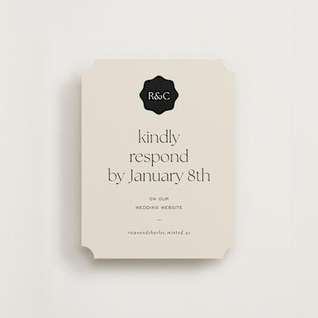 RSVP Online Enclosure Cards