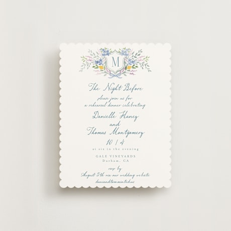 Rehearsal Dinner Cards