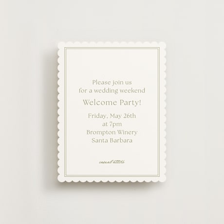Rehearsal Dinner Cards