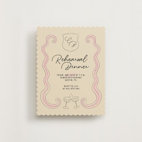 Rehearsal Dinner Cards