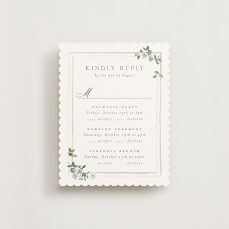 Multi-Event RSVP Cards