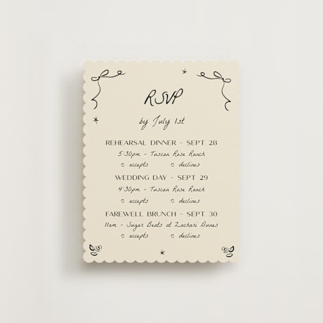 Multi-Event RSVP Cards