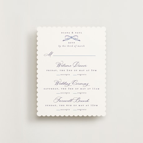 Multi-Event RSVP Cards