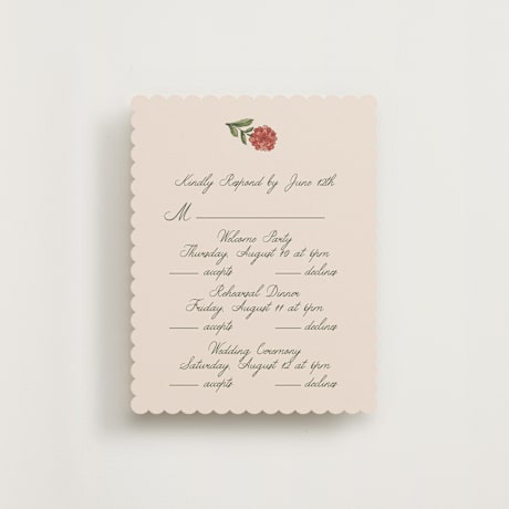 Multi-Event RSVP Cards