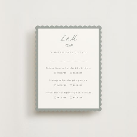 Multi-Event RSVP Cards