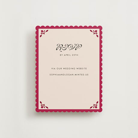 RSVP Online Enclosure Cards