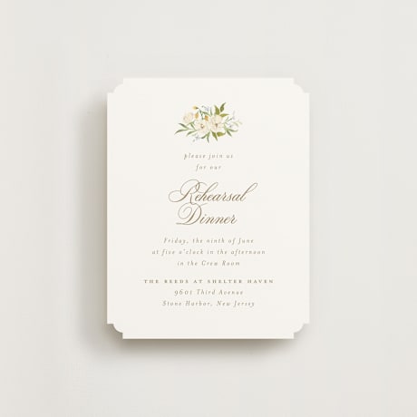 Rehearsal Dinner Cards