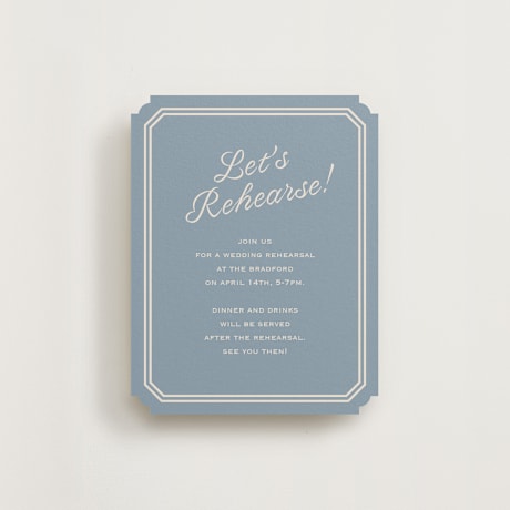 Rehearsal Dinner Cards