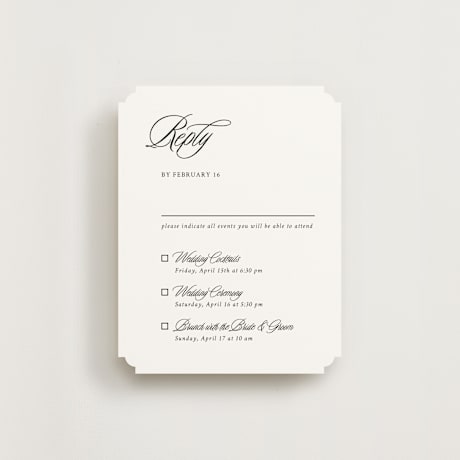 Multi-Event RSVP Cards
