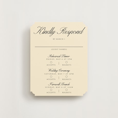 Multi-Event RSVP Cards