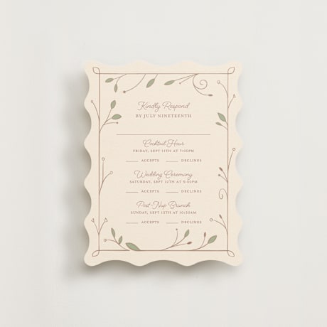 Multi-Event RSVP Cards