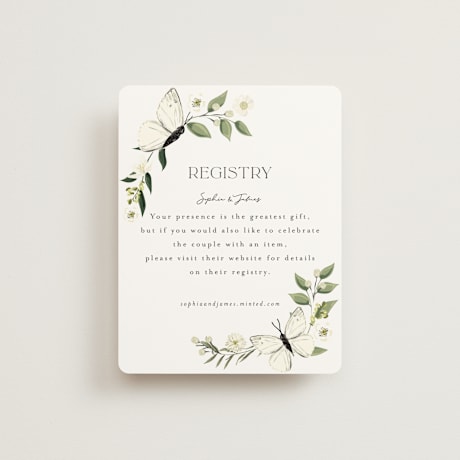 Bridal Shower Insert Cards