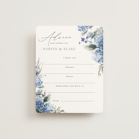 Bridal Shower Insert Cards