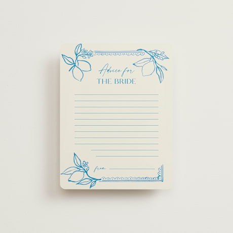 Bridal Shower Insert Cards