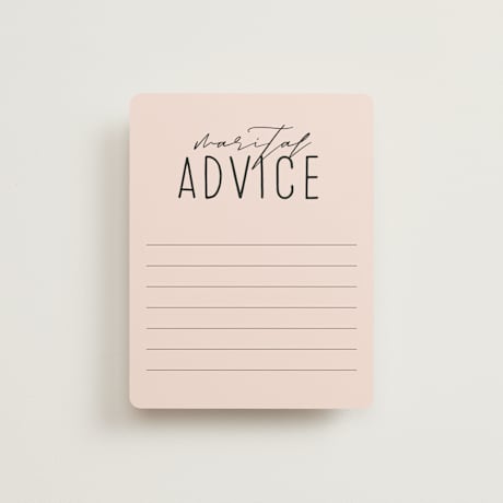 Bridal Shower Insert Cards